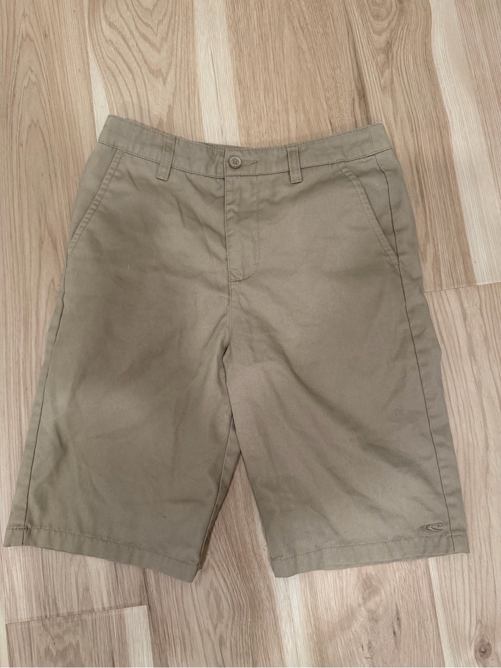 O'Neill Men's Khaki Flat-Front Shorts